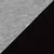 black/light grey melange 