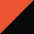 black/orange