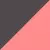 dark grey melange/coral 