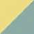 pastel turquoise/light yellow 