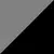 black/silver melange 