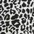 white/black leopard print 