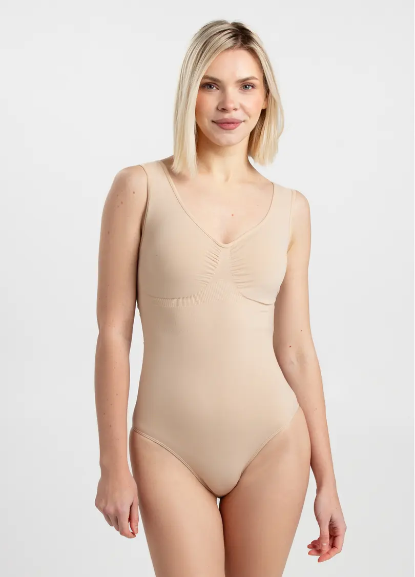 Боді-сліпи на широких бретелях BODY SLIP SHAPEWEAR light nude (бежевий)