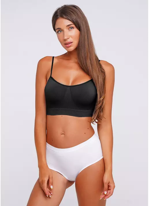 Безшовний топ BRASSIERE nero (чорний)