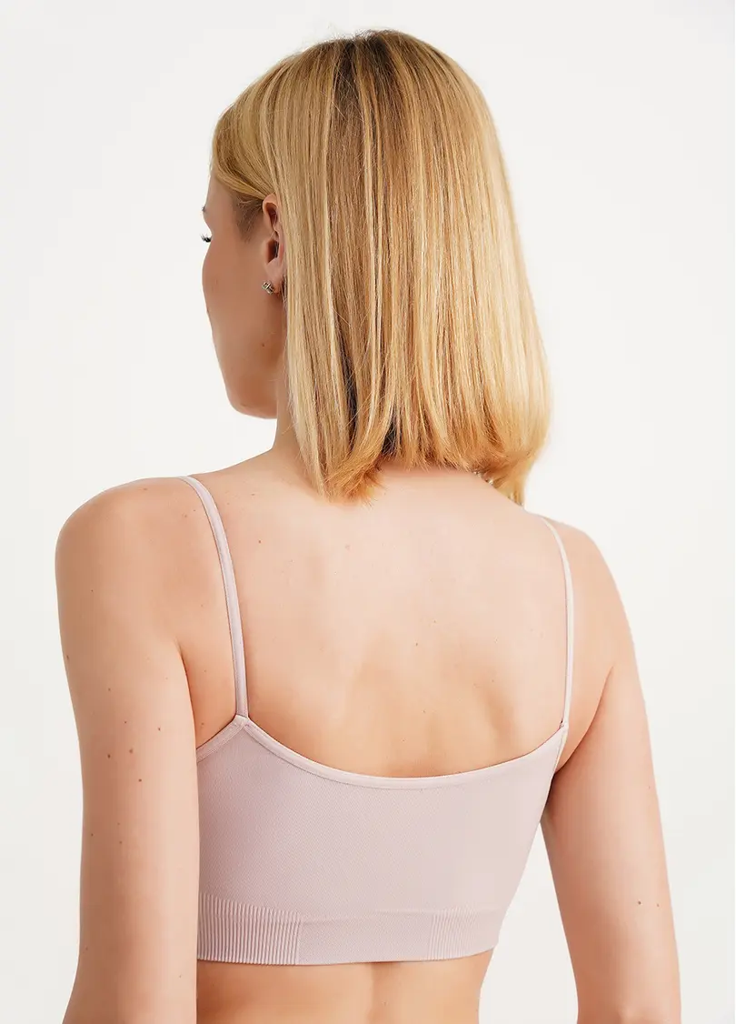 Безшовний топ на бретелях CAMI TOP burnished lilac (рожевий)