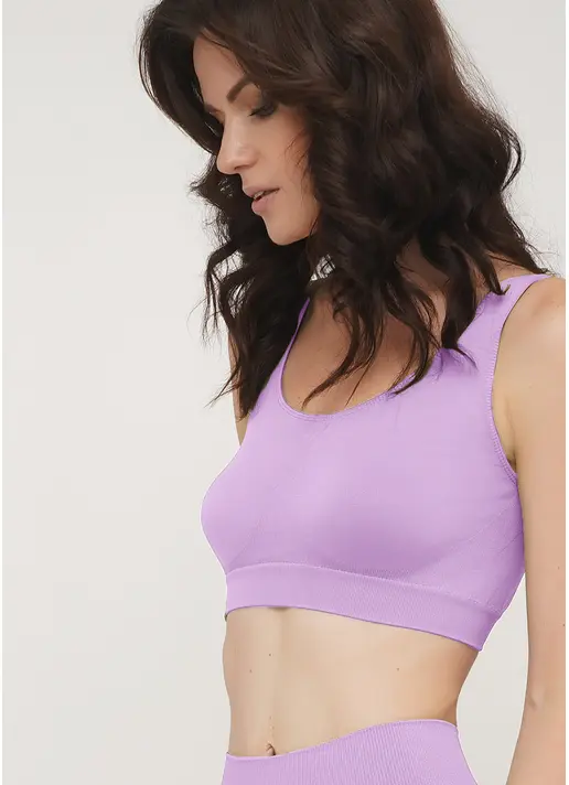 Безшовний топ на широких бретелях TANK TOP orchid bloom (фіолетовий)