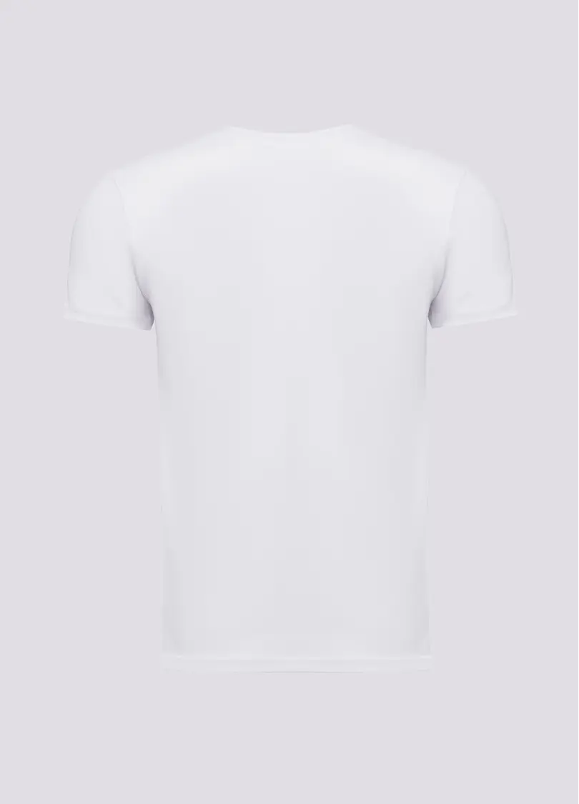 Чоловіча футболка з принтом "Україна" Adam print 49/409/010 white/hand (білий)
