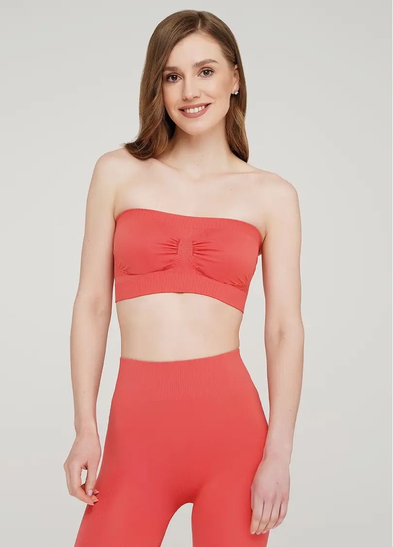 Топ бандо BANDEAU (кораловий)