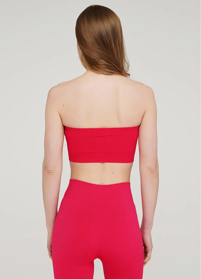 Топ бандо BANDEAU (яскраво-рожевий)