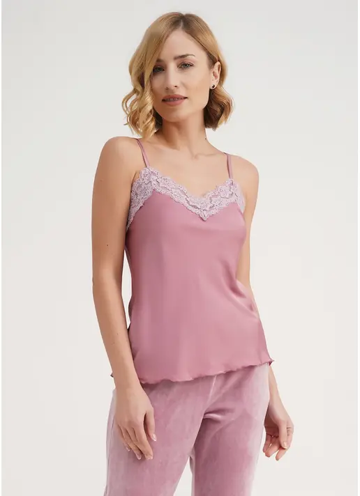 Шовкова майка SOFT WINTER silk 3809/051 pink (рожевий)