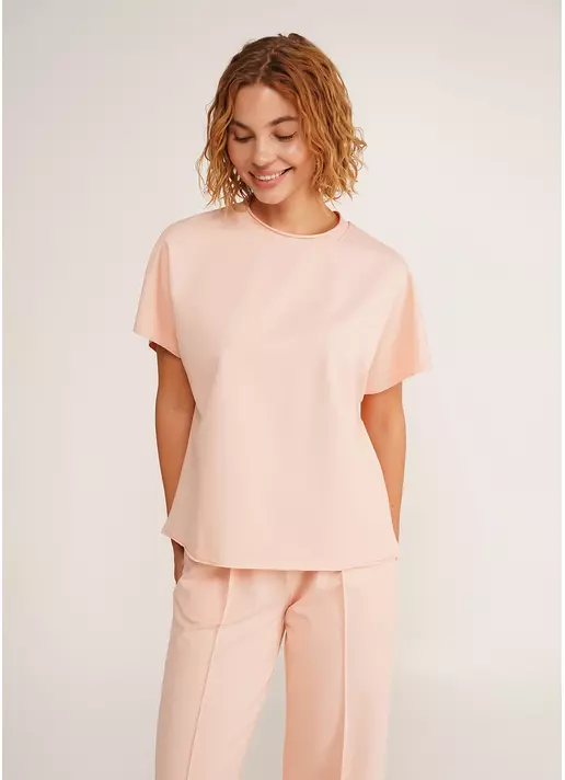 Футболка-кімоно з бавовни STREET STYLE 4814/180 peach pink (рожевий)