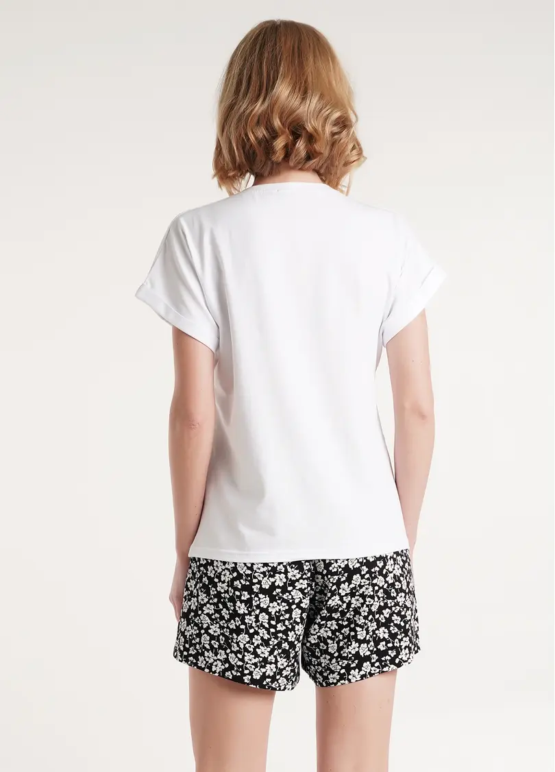 Футболка з бавовни T-SHIRT CLASSIC 4809/010 white (білий)