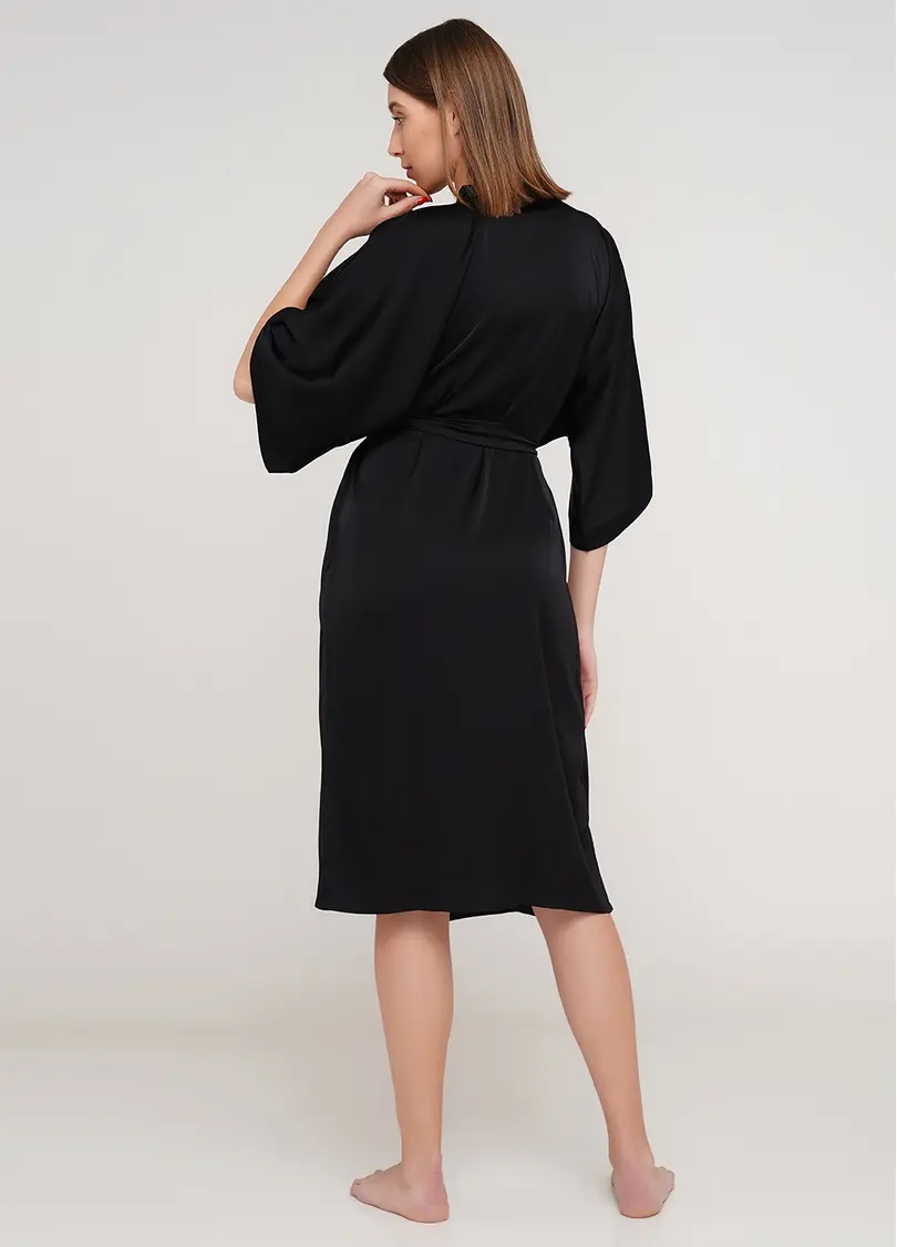 Халат HELENA 7215/050 black (чорний)