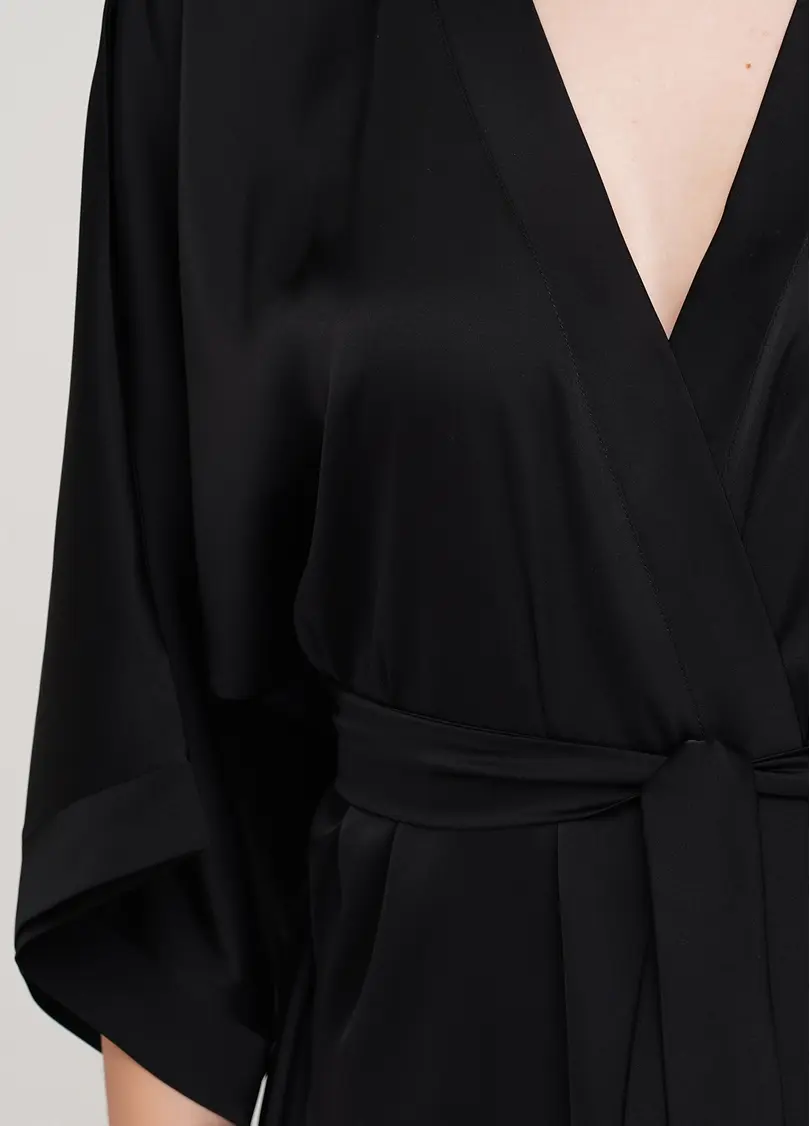 Халат HELENA 7215/050 black (чорний)
