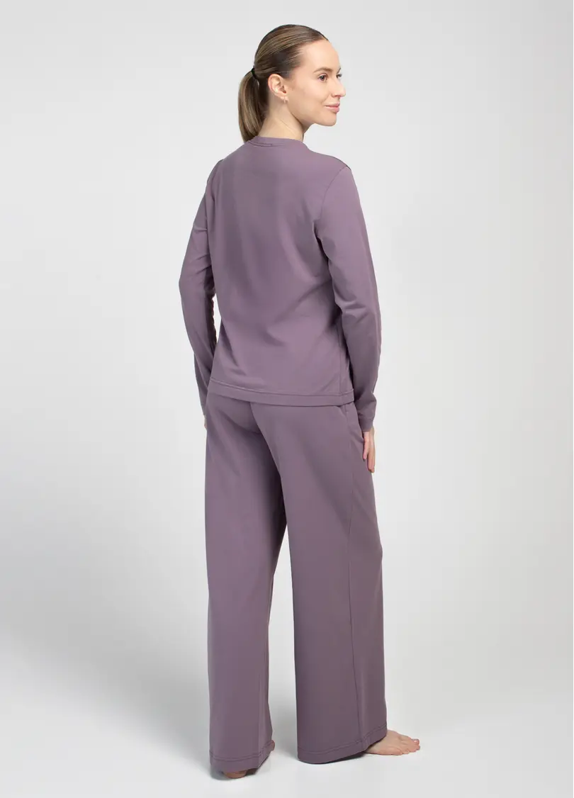 Комплект с хлопка EASY 5347/010 muted mauve (фиолетовый)