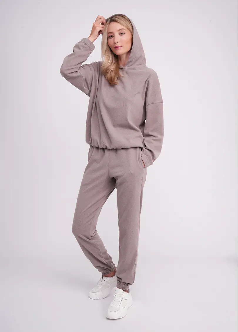 Флісовий комплект з худі FLEECE FLOW 5811/210 soft truffle (коричневий)