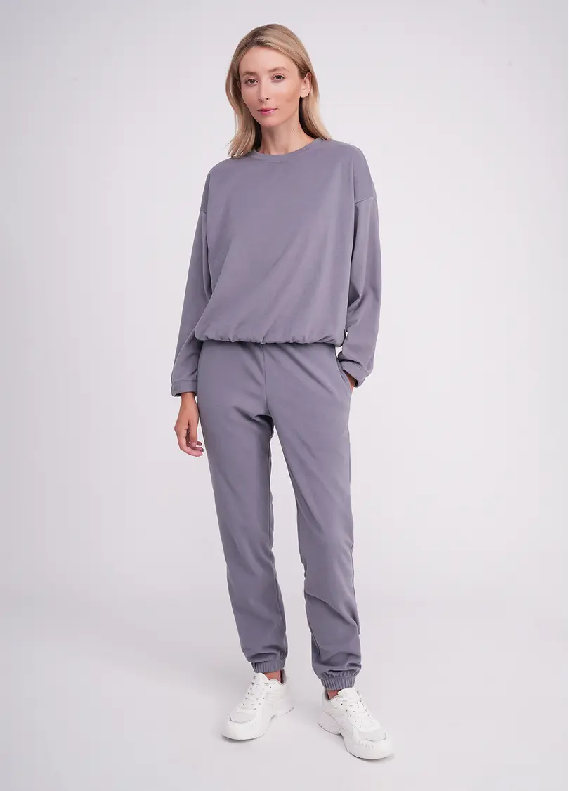 Флісовий комплект з світшотом FLEECE FLOW 5812/210 grey (сірий)