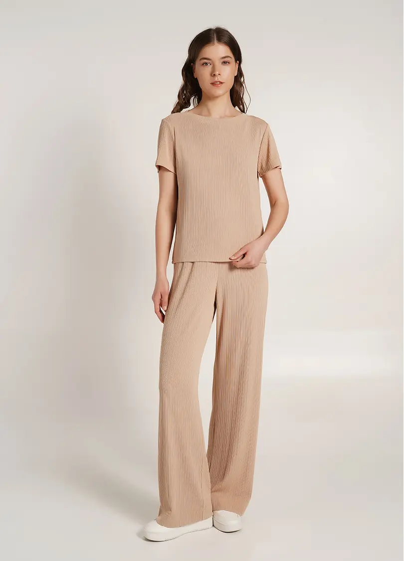 Комплект трійка в рубчик RIPPLEWEAR 10101/260 light beige (бежевий)