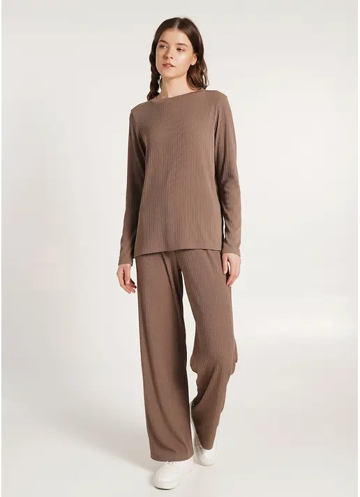 Комплект в рубчик RIPPLEWEAR 5341/260 mokko (коричневий) Комплект в рубчик RIPPLEWEAR 5341/260 mokko (коричневий)