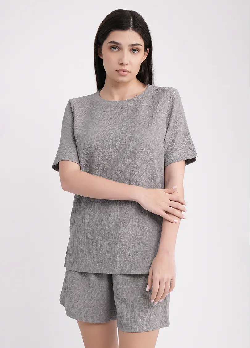 Комплект футболка та шорти RUMPLE RICH 6130/260 light grey (сірий)