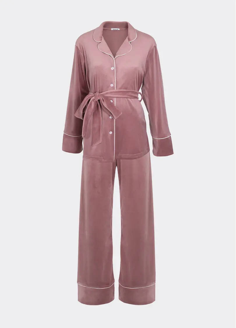 Велюровий комплект SOFT WINTER 5509/080 dusty rose (рожевий)