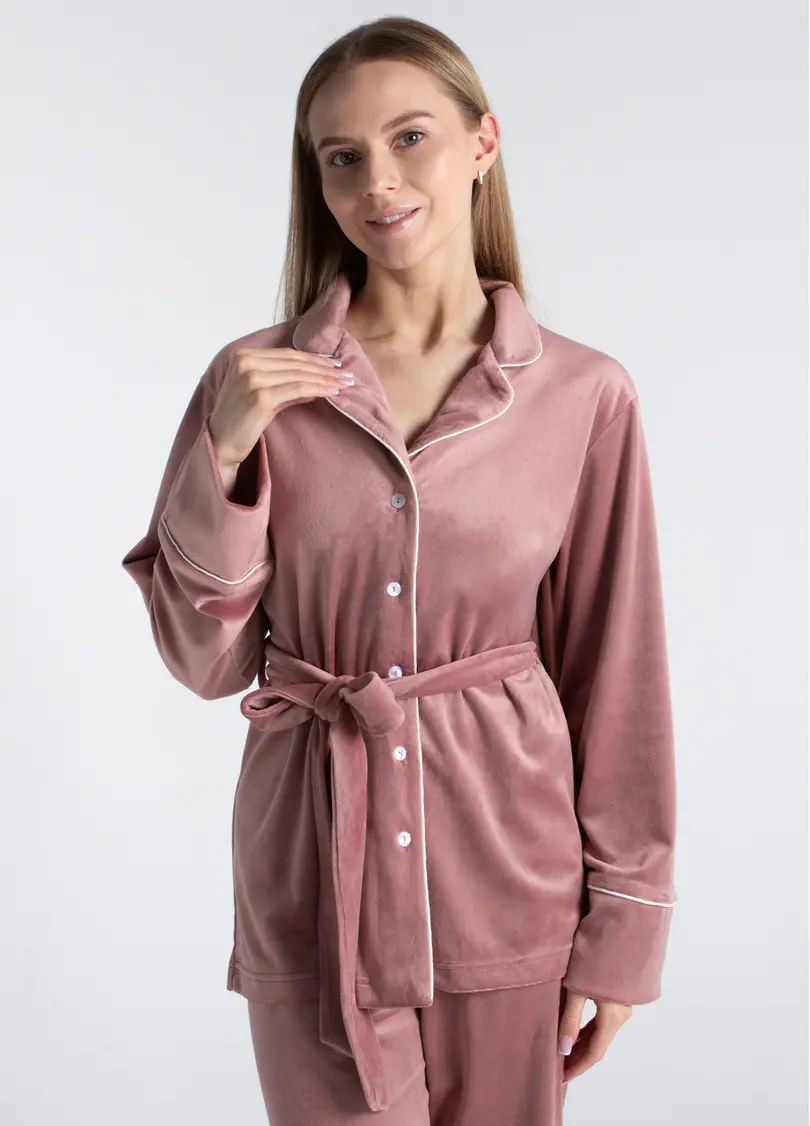 Велюровий комплект SOFT WINTER 5509/080 dusty rose (рожевий)