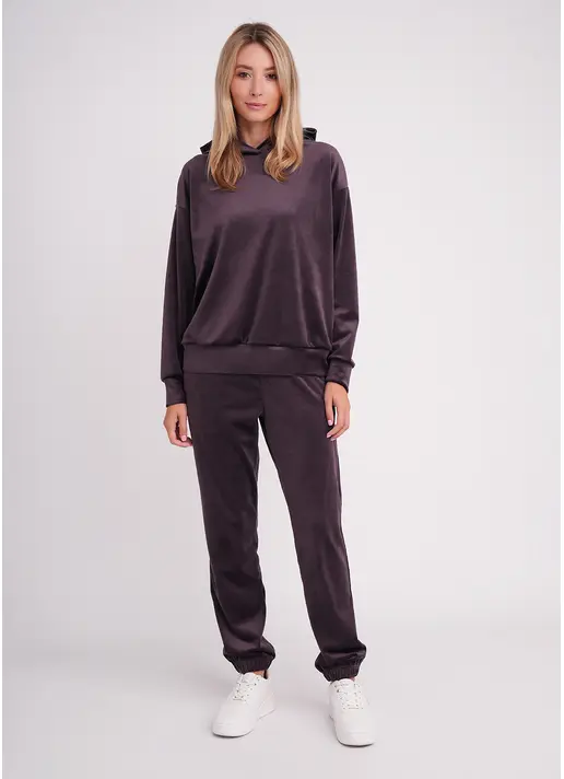 Велюровий комплект SOFT WINTER 5814/080 dark lavender (фіолетовий) Велюровий комплект SOFT WINTER 5814/080 dark lavender (фіолетовий)