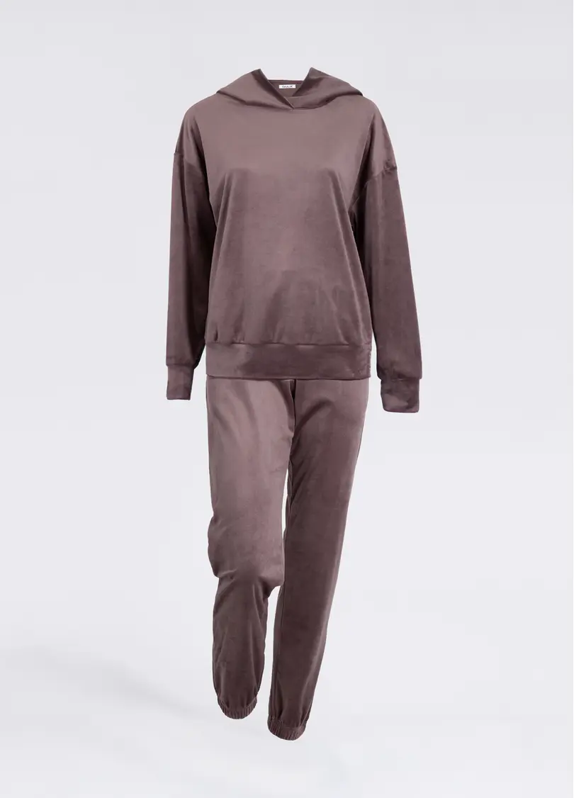 Велюровий комплект SOFT WINTER 5814/080 mokko (коричневий)