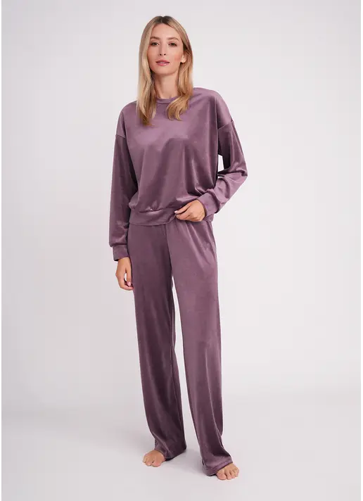 Велюровий комплект SOFT WINTER 5815/080 lavender purple (фіолетовий) Велюровий комплект SOFT WINTER 5815/080 lavender purple (фіолетовий)