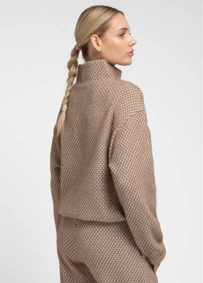 Комплект светр та штани SOFTCORE 5816/290 cocoa cupcake/white (коричневий/білий)