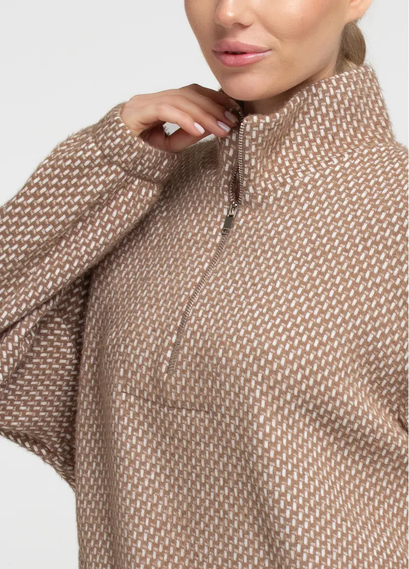 Комплект светр та штани SOFTCORE 5816/290 cocoa cupcake/white (коричневий/білий)