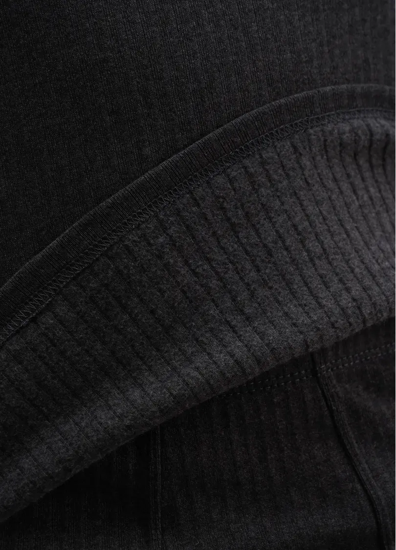Чоловічий термокомплект в рубчик THERMO SPORT 9902/190 dark grey (сірий)