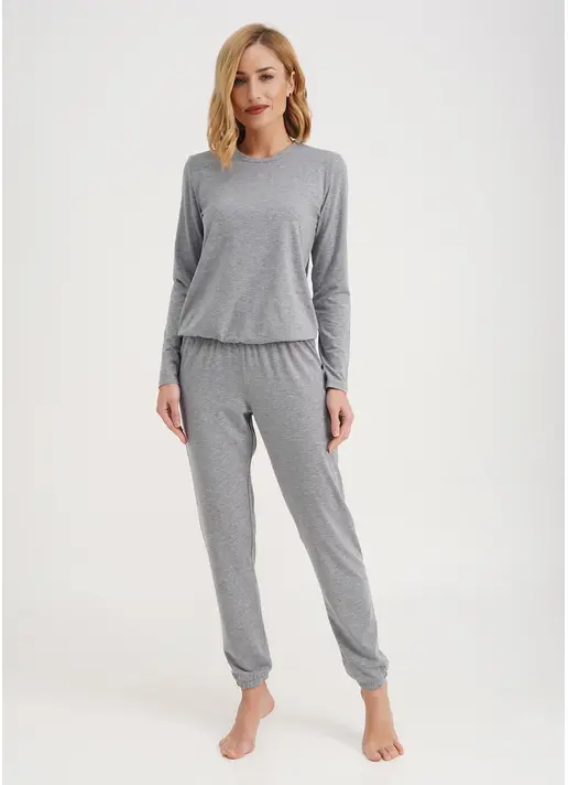 Комплект піжами з віскози COMFORT STYLE 5323/030 light grey melange (сірий)