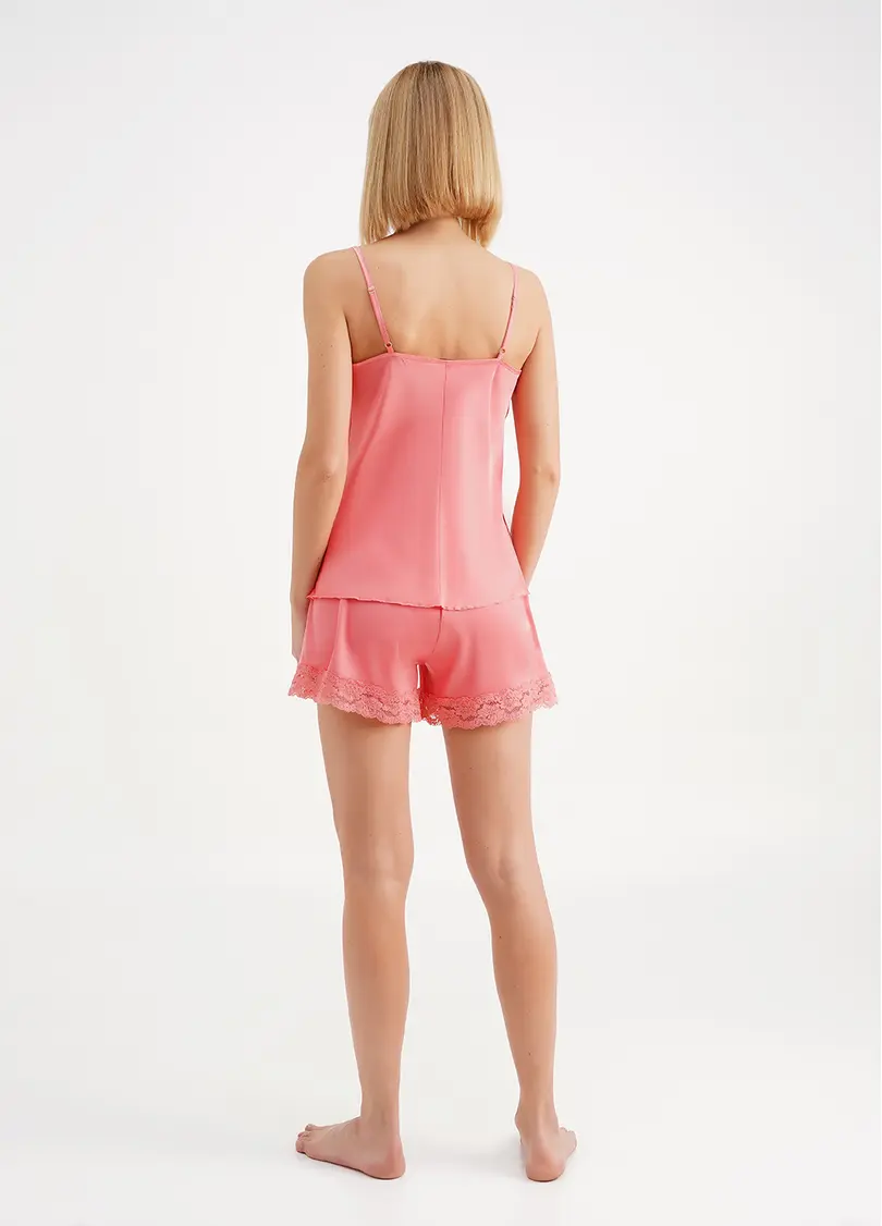 Комплект піжами з шортиками HELENA 6007/051 coral (рожевий)