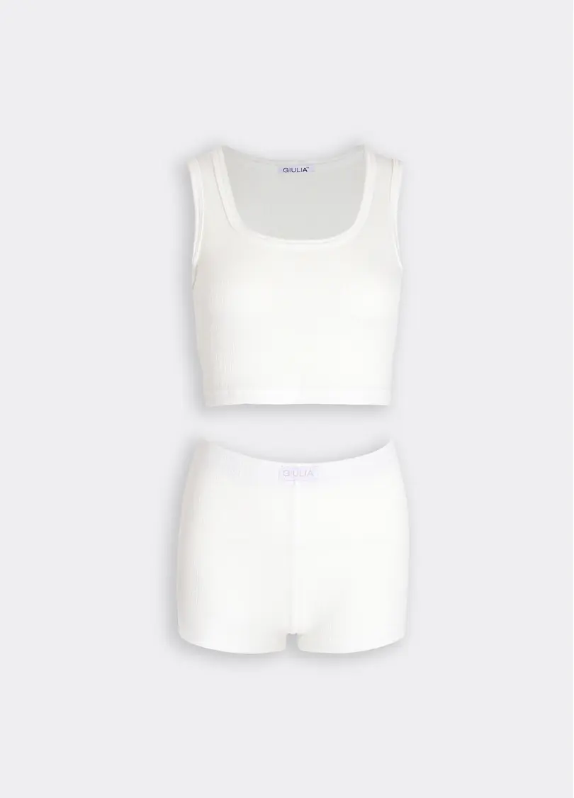 Трикотажний комплект MALLOW 6201/310 milk (білий)