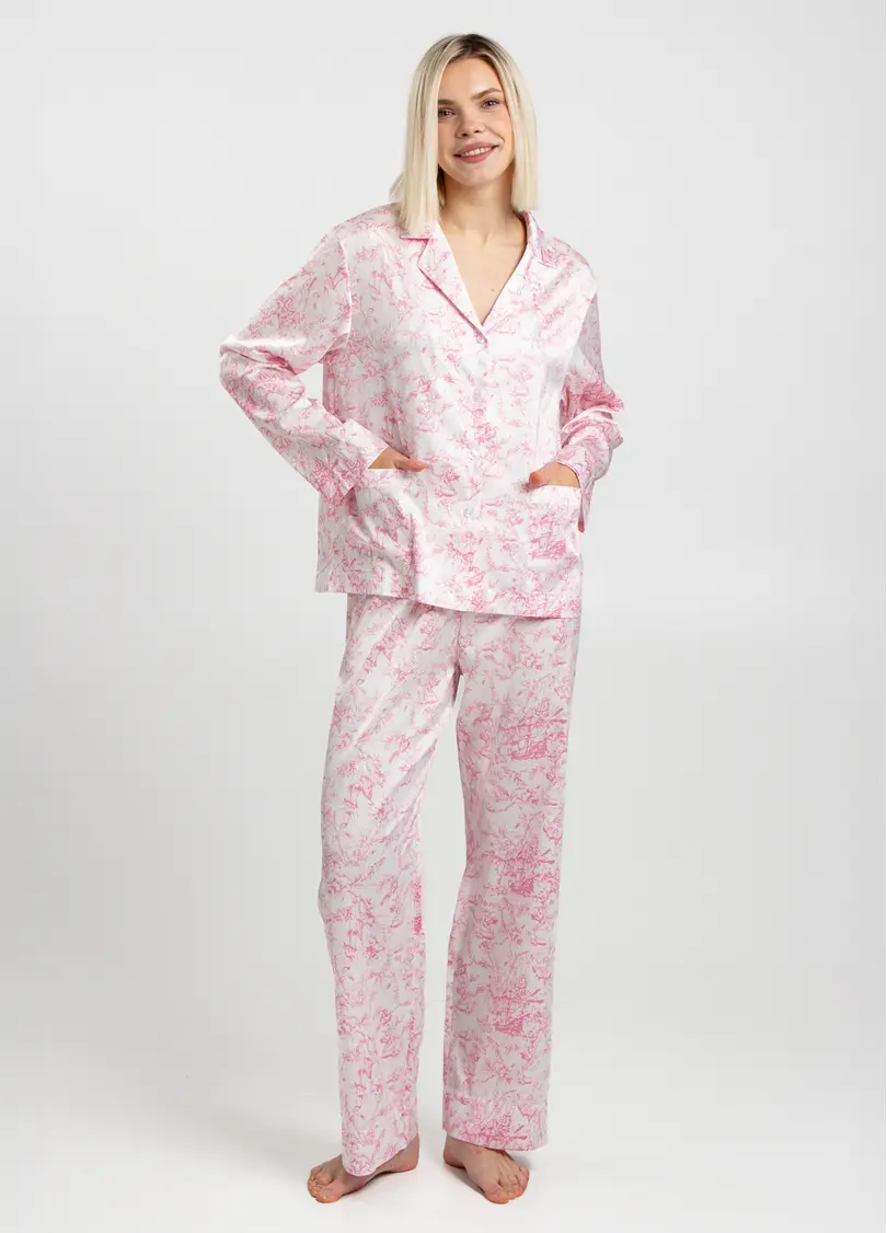 Шовкова піжама TOILE SILK 5511/050 (рожевий)