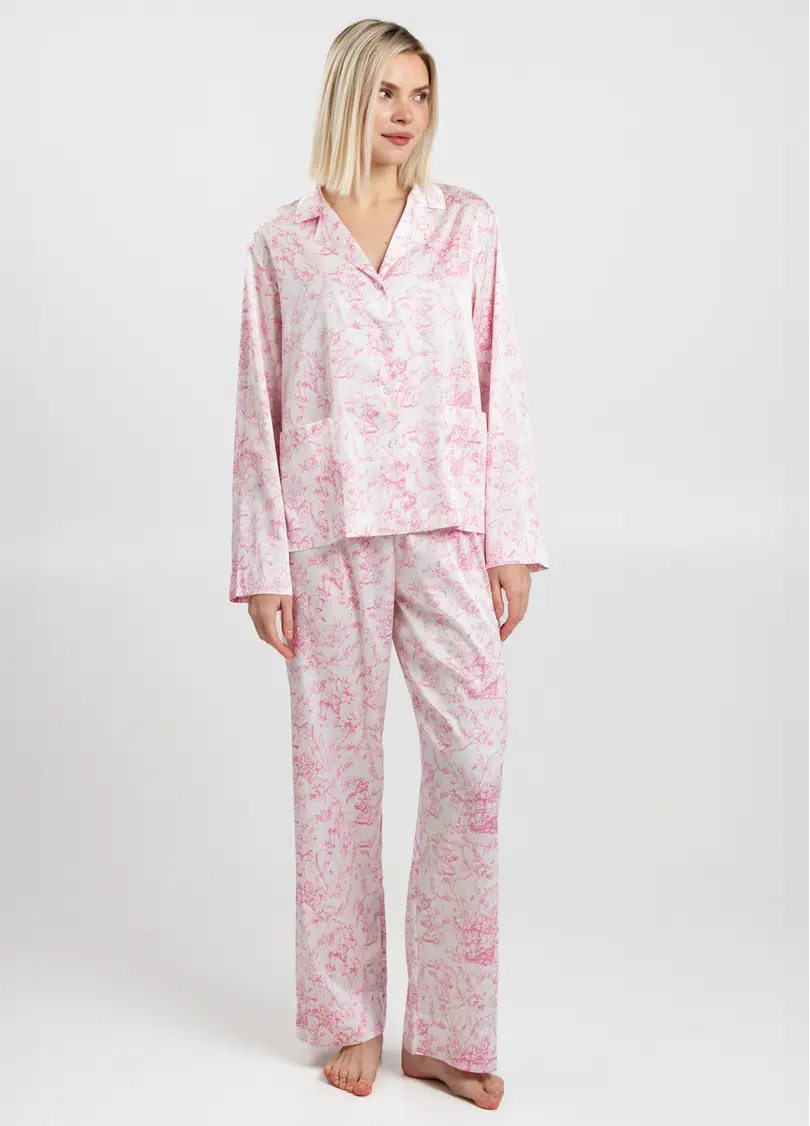 Шовкова піжама TOILE SILK 5511/050 (рожевий)