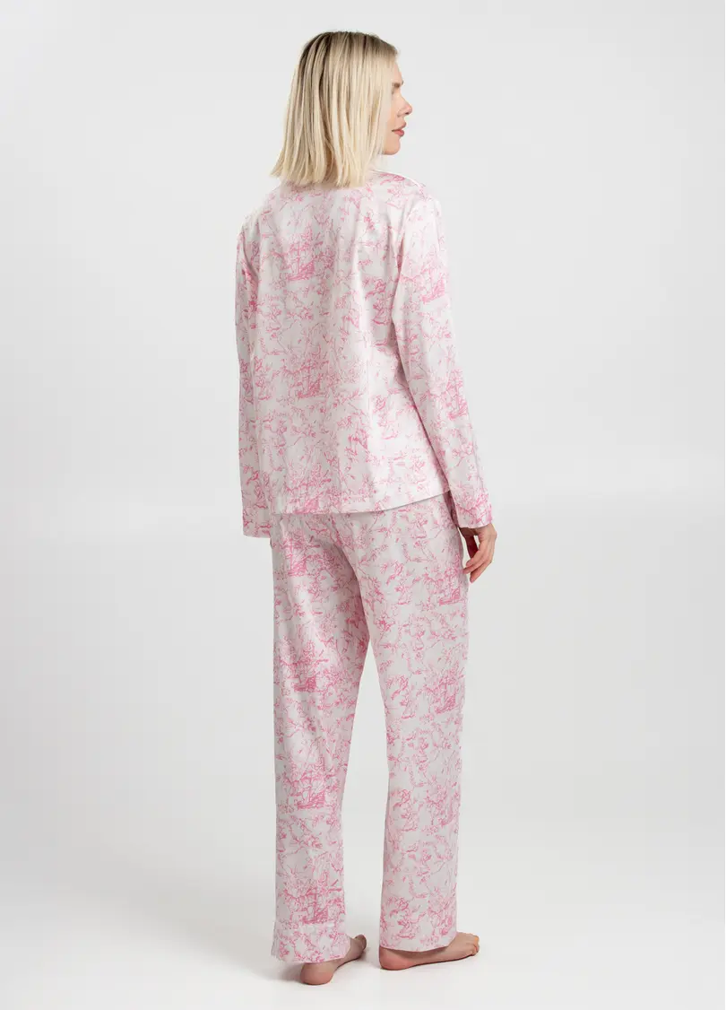 Шовкова піжама TOILE SILK 5511/050 (рожевий)