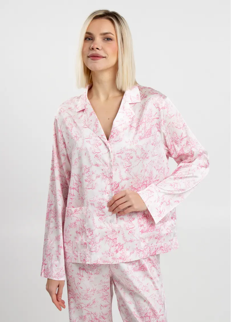 Шовкова піжама TOILE SILK 5511/050 (рожевий)