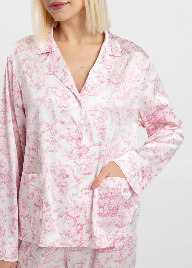 Шовкова піжама TOILE SILK 5511/050 (рожевий)