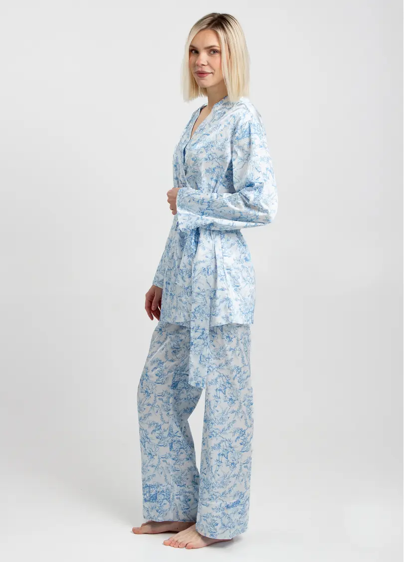 Шовкова піжама TOILE SILK 5512/050 (блакитний)