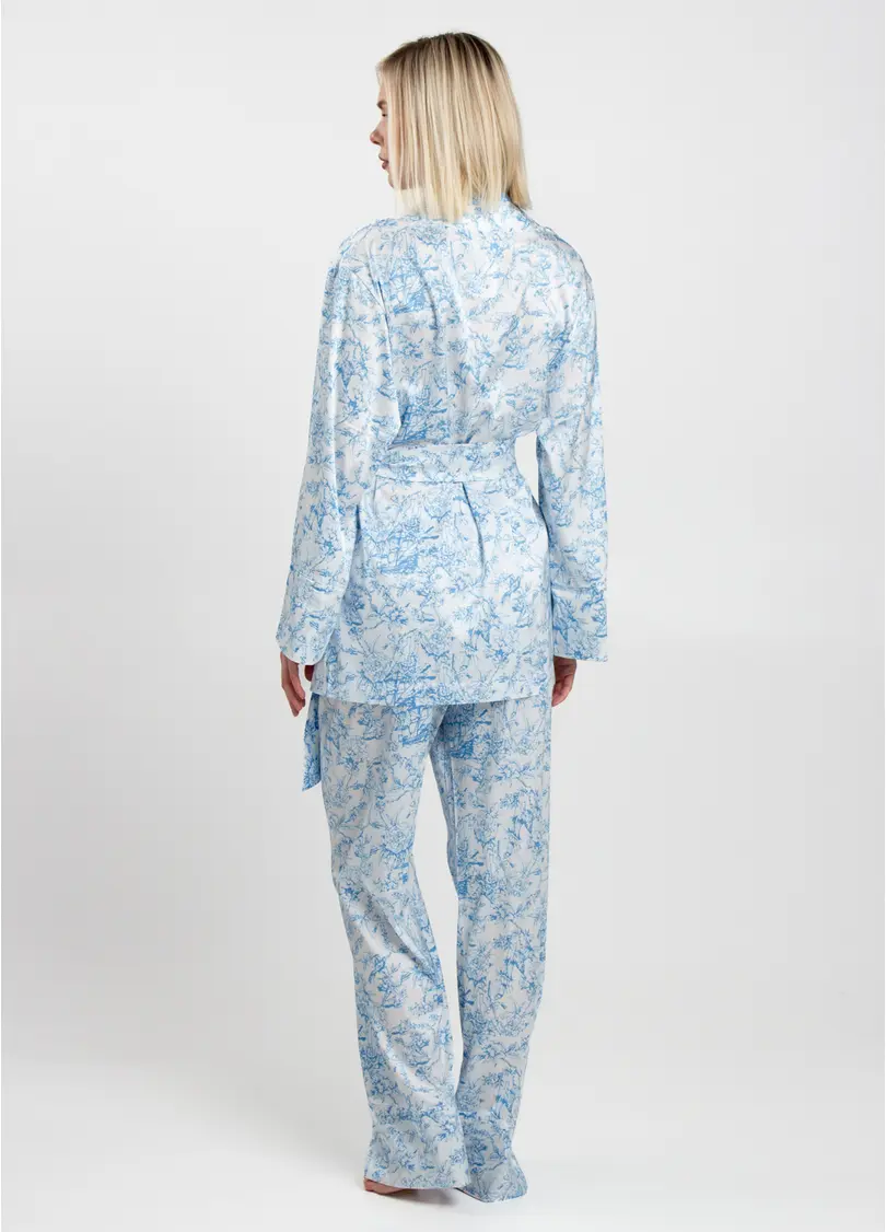 Шовкова піжама TOILE SILK 5512/050 (блакитний)