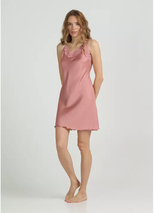 Нічна сорочка HELENA 8011/051 antique rose (рожевий)