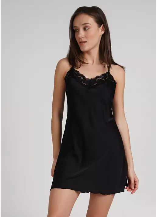 Нічна сорочка HELENA 8011/051 black (чорний)