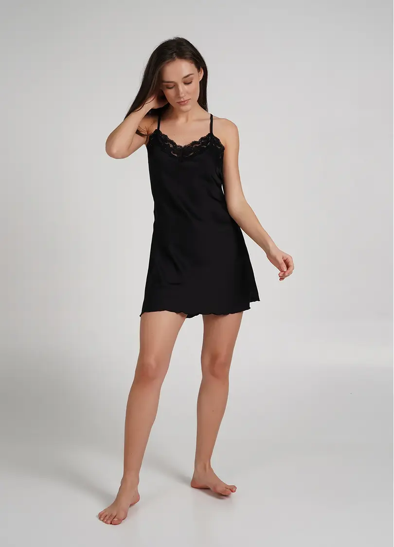 Нічна сорочка HELENA 8011/051 black (чорний)