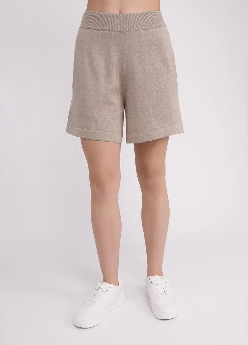 Шорти з в'язаного трикотажу FREYJA CTN 4218/230 light brown (коричневий)