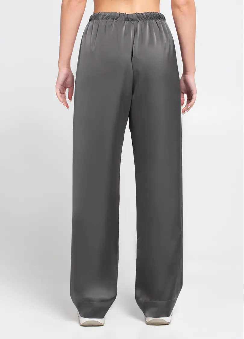 Шовкові штани на кулісці ROYAL SILK 4332/050 graphite (сірий)