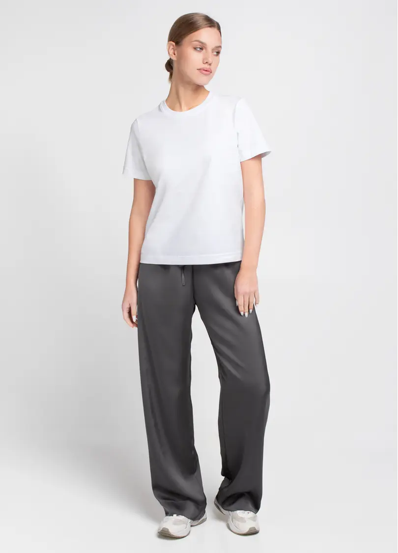 Шовкові штани на кулісці ROYAL SILK 4332/050 graphite (сірий)