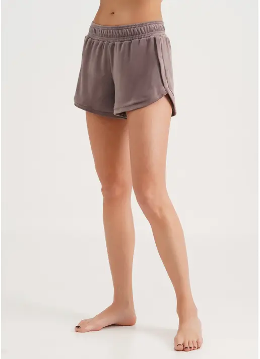 Велюрові шорти SOFT WINTER 4216/080 taupe (коричневий)