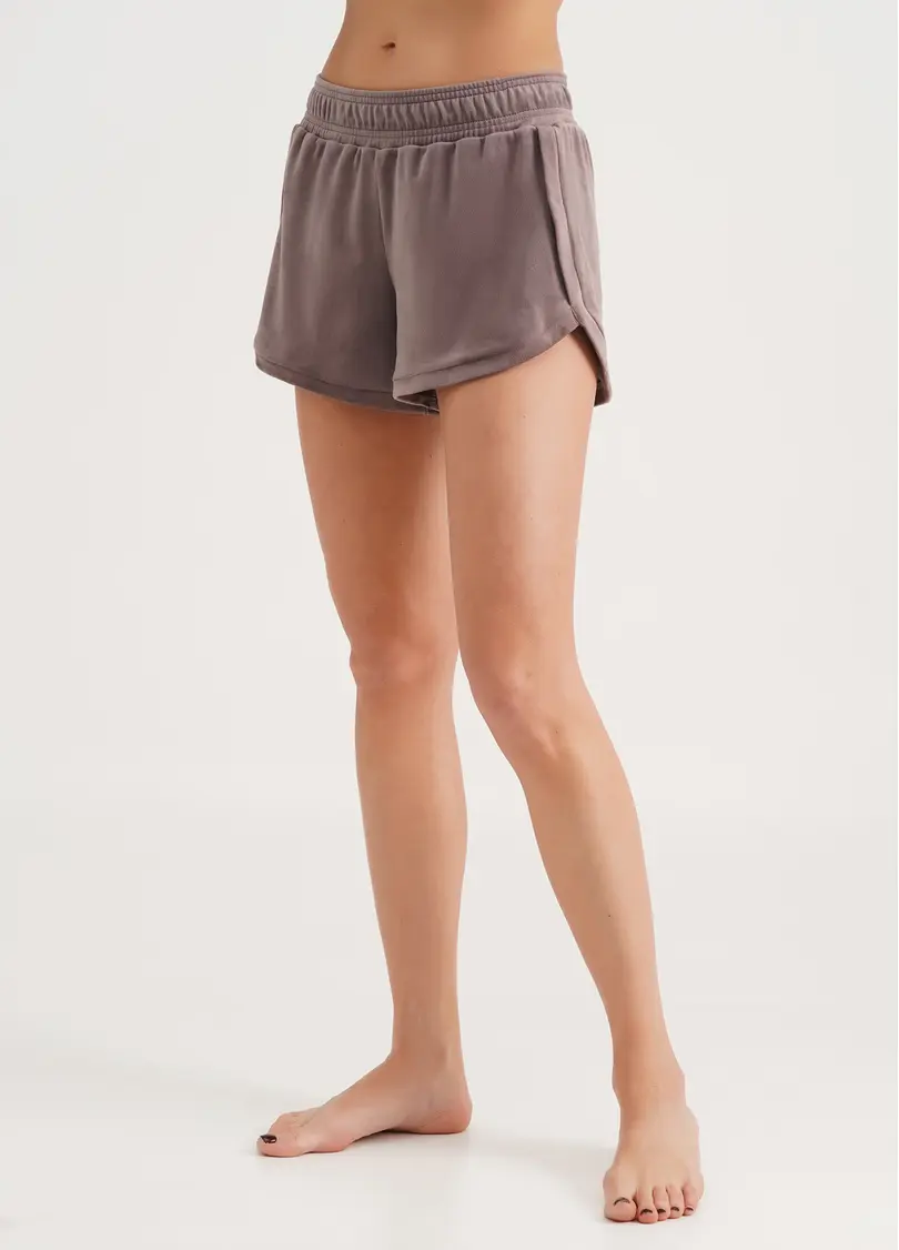 Велюрові шорти SOFT WINTER 4216/080 taupe (коричневий)